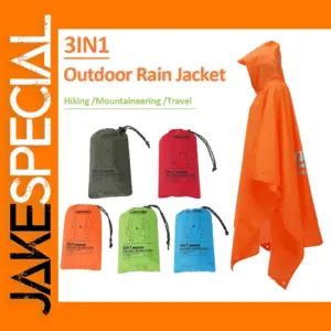 3-in-1 Waterproof Outdoor Rain Jacket