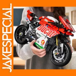 Red Motorcycle Building Blocks Set Model 88800