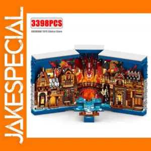 3398PCS Hobbit Bookstore Building Blocks Set