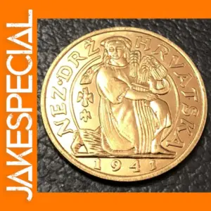 Antique Imitation 1941 Croatia 500 Kuna Coin