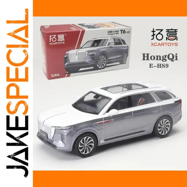 1/64 Hongqi E-HS9 Diecast Model Car Toy