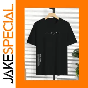 Los Angeles Letter Graphic Oversized T-Shirt
