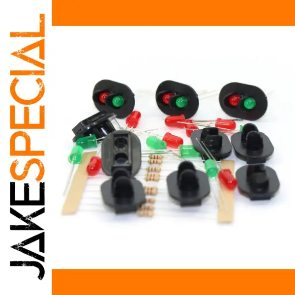 O Scale Railway Signal Set with LEDs and Resistors