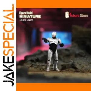 Resin Sci-Fi Robot Miniature Model 1/87-24 Scene Props