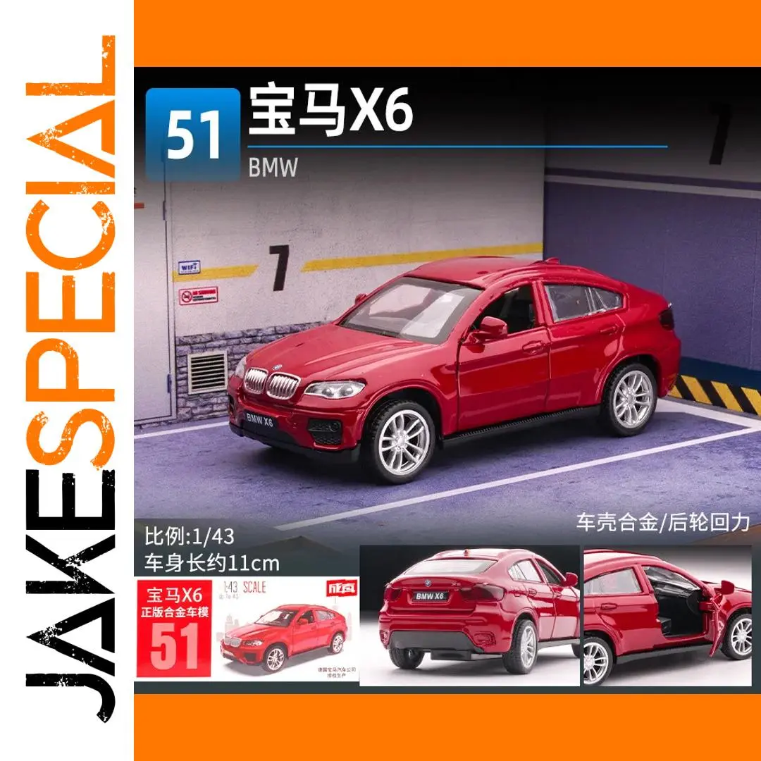 1:43 Bmw X6 Diecast Alloy Car Model Toy 1 1:43 Bmw X6 Diecast Alloy Car Model Toy