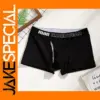 Male Cotton Boxer Briefs with Pockets, Breathable