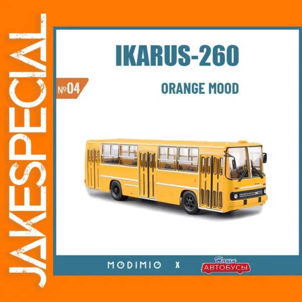 1/43 Ikarus-260 Diecast City Bus Model