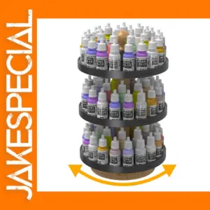 Rotatable Paint Organizer for 17ml Bottles