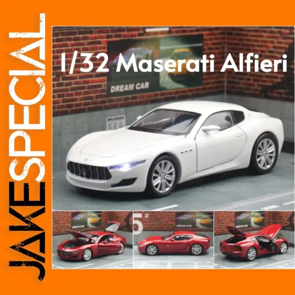 Maserati Alfieri 1:32 Diecast Toy Car Model