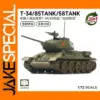 LEE 1/72 Soviet T34/85 Tank Assembly Puzzle Model