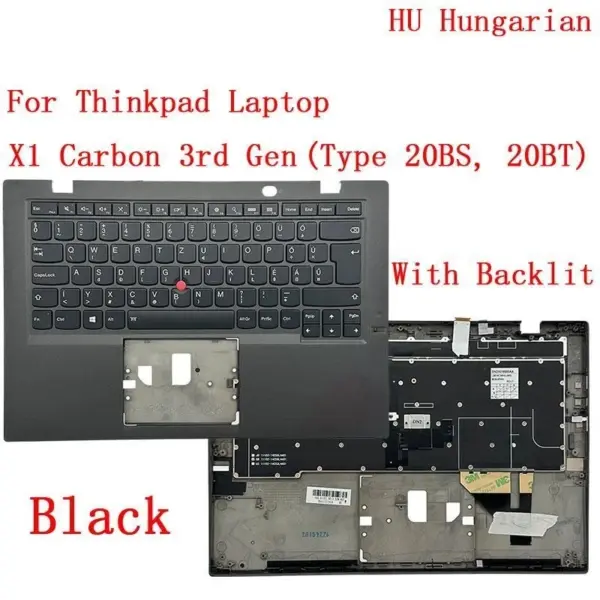Backlit Keyboard for Lenovo ThinkPad X1 Carbon 3rd Gen - Image 13