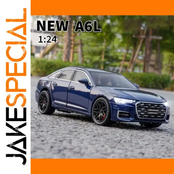 1:24 Scale A6 Alloy Diecast Toy Car Model