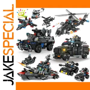 HUIQIBAO Police Building Blocks Construction Set
