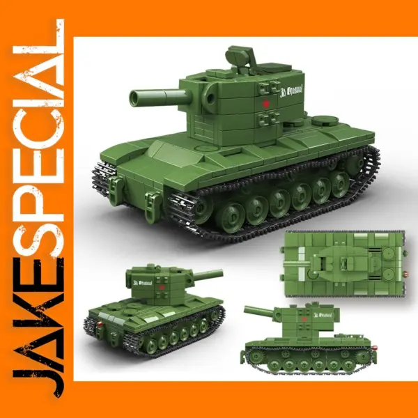 WW2 KV-2 Heavy Tank Building Block Set