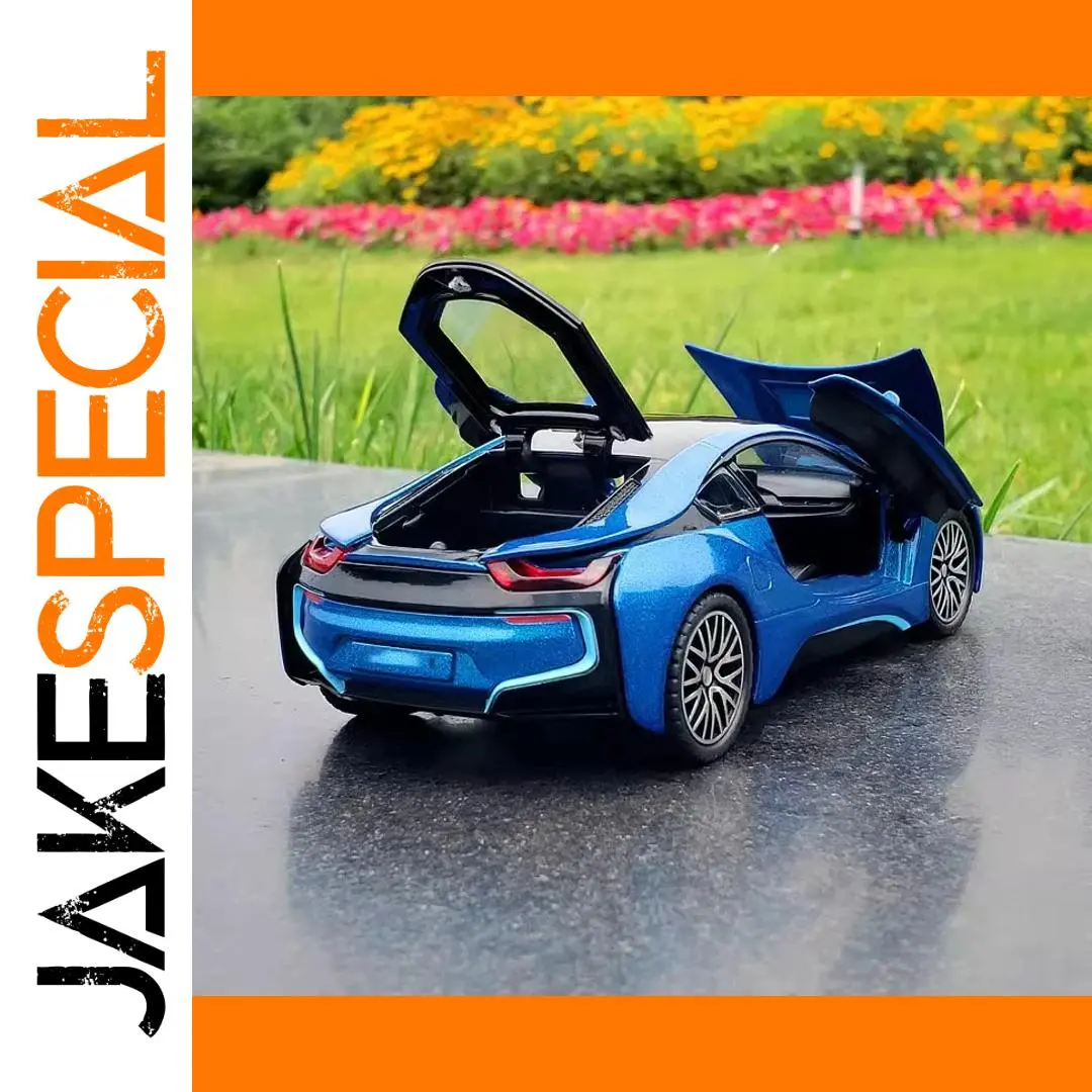 1:32 BMW I8 Diecast Model Car with Lights 1 1:32 BMW I8 Diecast Model Car with Lights