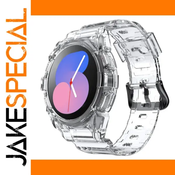 Transparent Band and Case for Galaxy Watch 4