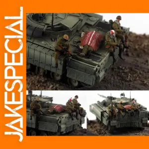 1/72 Scale Resin Figures - 7 Russian Soldiers