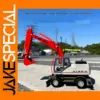 1:50 Alloy Wheel Excavator Simulation Model