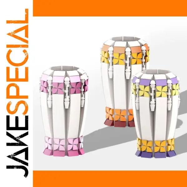 Sunflower Vase Building Blocks Kit 219 PCS