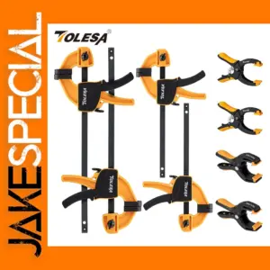 TOLESA 8PC Quick Grip Clamps Set