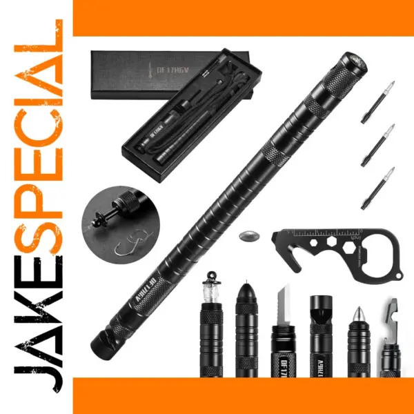 Multifunctional Outdoor Tactical Pen with Compass