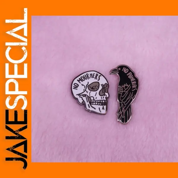 No Mourners No Funerals Enamel Pin Set