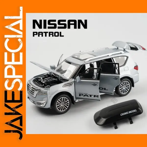 1:32 Nissan Patrol Diecast Model Car with Lights