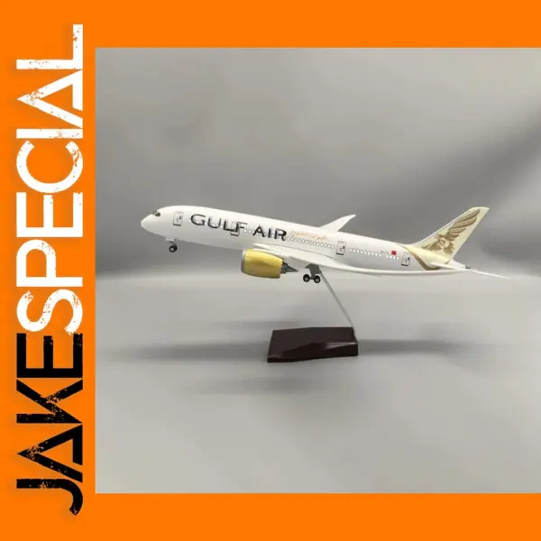Gulf Air B787 Diecast Resin Model Airplane