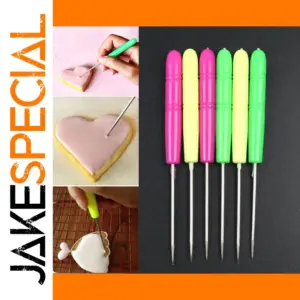 Stainless Steel Decorating Awl Tool for Baking and Jewelry