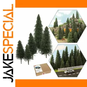 Model Pine Trees Set for HO O N Z Scale