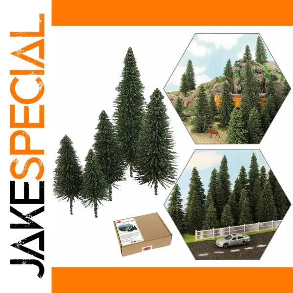 Model Pine Trees Set for HO O N Z Scale