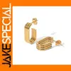 Three-Layer U-Shaped Open Earrings for Women