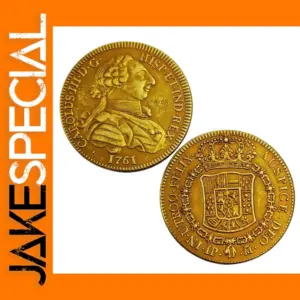 1761 Carlos III Gold Replica for Collectors