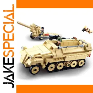 WW2 German Half-Track Cannon Tank Set