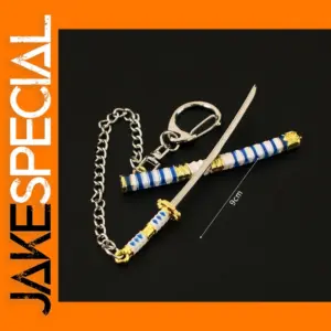 Mini Zoro Katana Keychain 9cm Metal Model