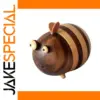 Bee-Shaped Wooden Toothpick Holder Box