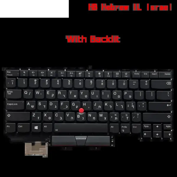 Backlit Keyboard for Lenovo ThinkPad X1 Carbon 5th Gen - Image 3