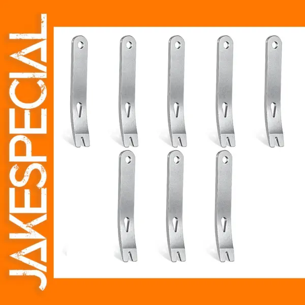 8-Piece Stainless Steel Mini Pry Bar Set