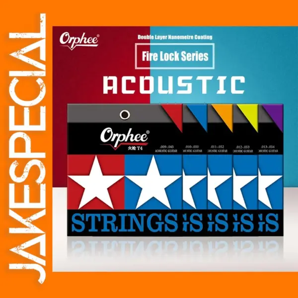 Fire Lock Series Acoustic Guitar Strings Set
