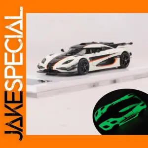 POPshine 1:64 Night Light Diecast Car Model