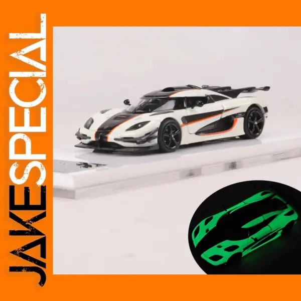 POPshine 1:64 Night Light Diecast Car Model