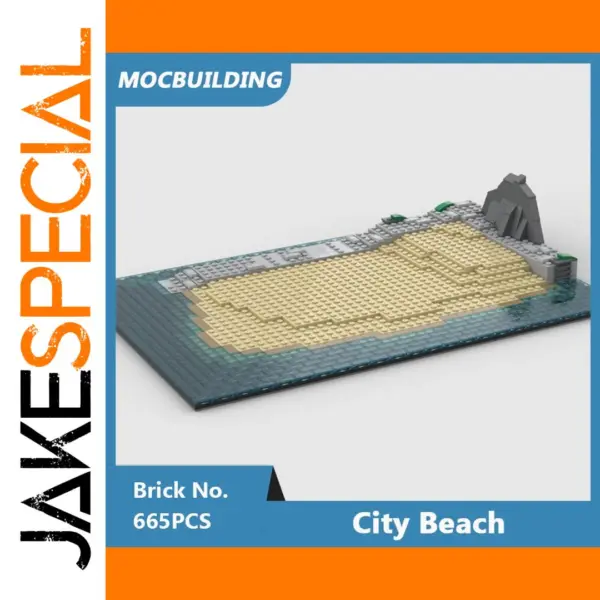 City Beach Building Blocks Set 665PCS