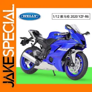 WELLY 1/12 Yamaha YZF-R6 Diecast Motorcycle Model