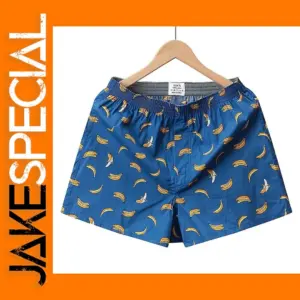 Men's 100% Cotton Loose Fit Boxer Shorts