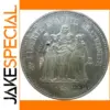 France 1978 50 Francs Silver Plated Coin