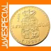 1828 Denmark 22K Gold Plated Replica Coin