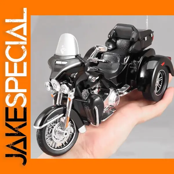 1/9 Scale Alloy Diecast Motorcycle Toy with Sound
