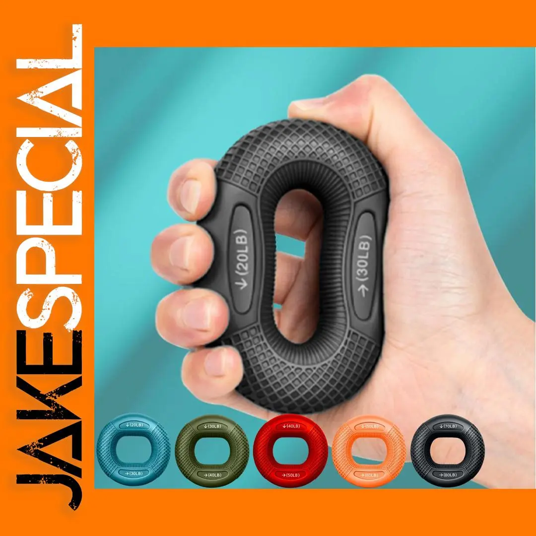 Silicone Finger Grip Strengthener Ring for Arms 1 Silicone Finger Grip Strengthener Ring for Arms