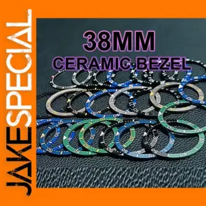 Luminous Ceramic Bezel Insert 38mm Watch Part