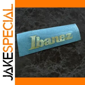 Ibanez Gold Mother of Pearl Headstock Decal 45mm